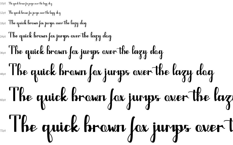 Fly Away font Waterfall
