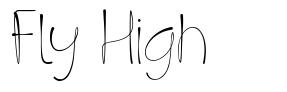Fly High font