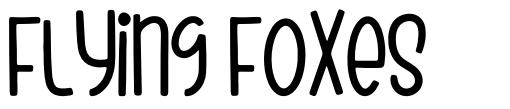 Flying Foxes font