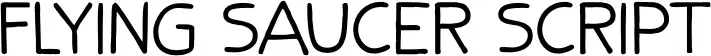 Flying Saucer Script
