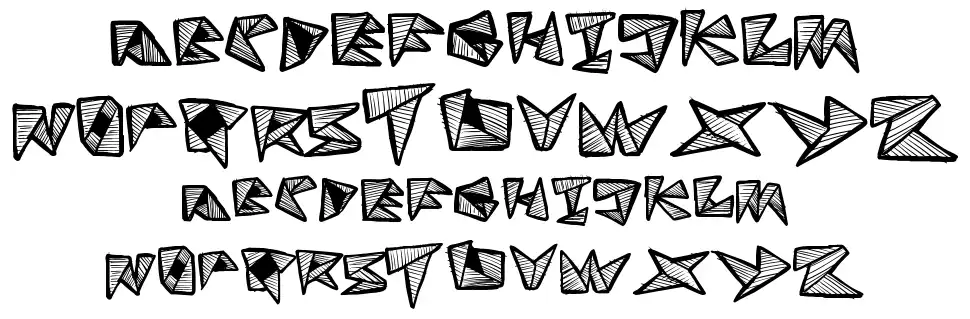 Fold Linefont specimens