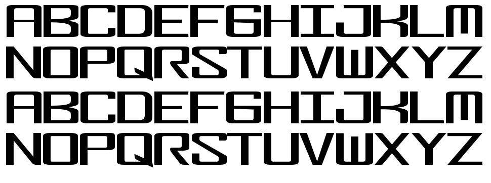Fonderian font Örnekler