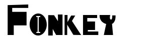Fonkey шрифт