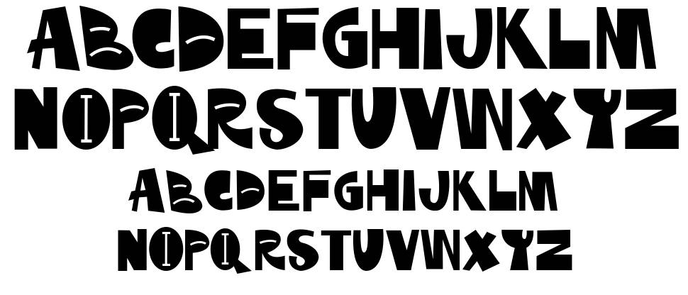 Fonkey font specimens