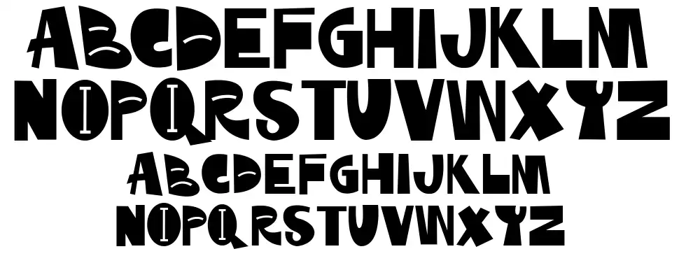 Fonkey font specimens