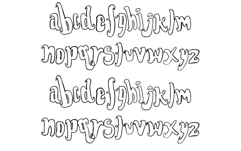 Font for the dumped fonte Espécimes