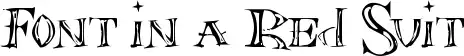 Font in a Red Suit