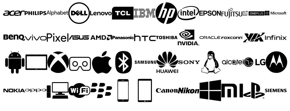 Font Logos Technology 字形 标本