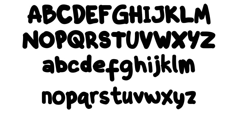 Font Untuk Ibu 字形 标本