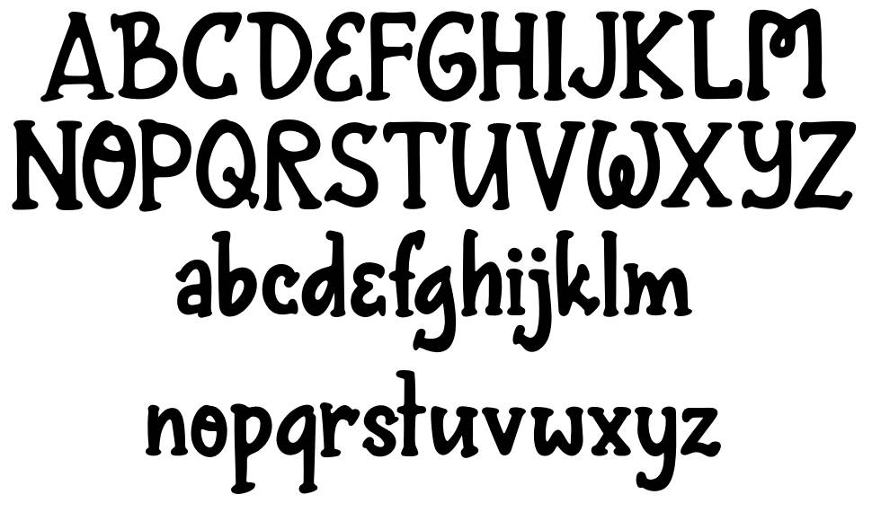 Fontarian font specimens