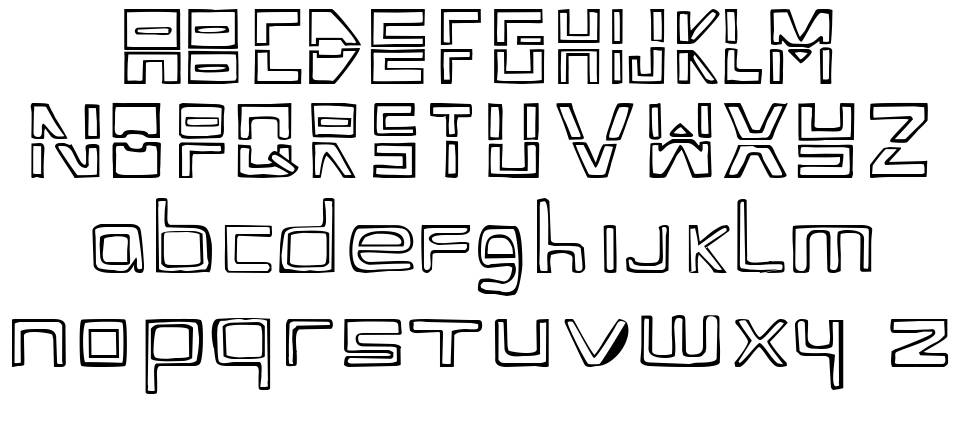 Fontdizajnesrki font Örnekler