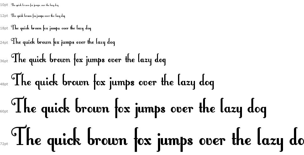 Fontleroy Brown písmo Vodopád