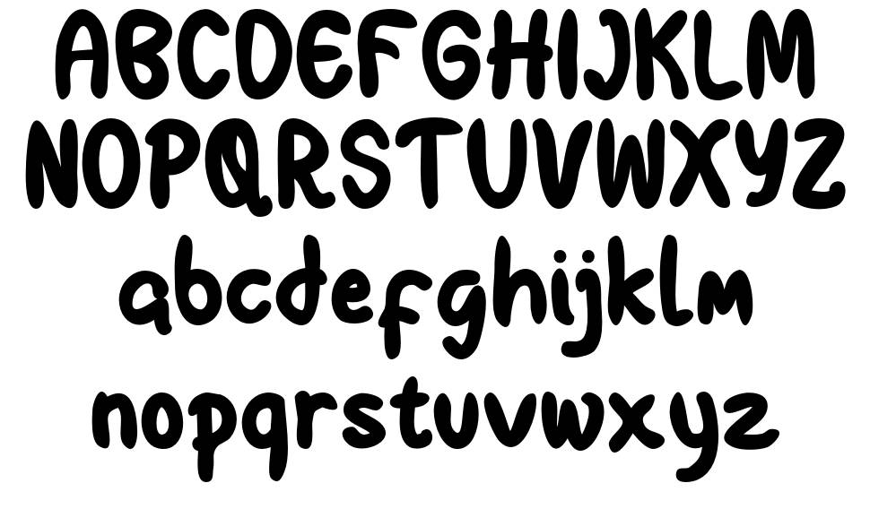 Fontself font specimens