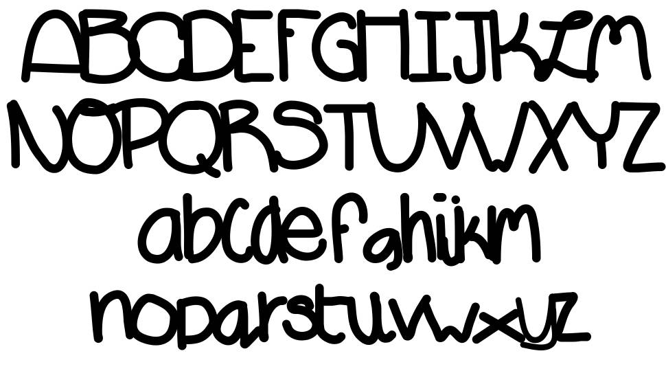 Fonty font specimens