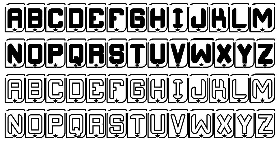 Foontastica St font specimens
