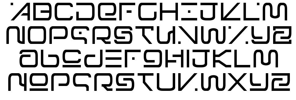 Foreign Alien font specimens