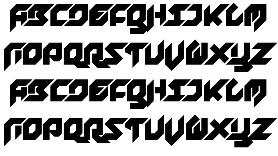 Foreplayer font specimens