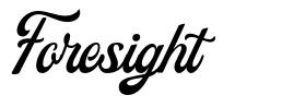 Foresight font