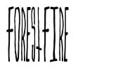 ForestFire font