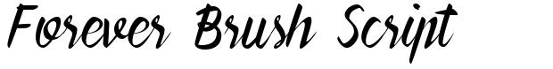 Forever Brush Script