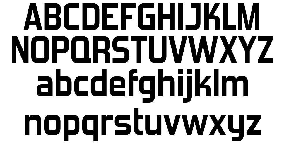 Forgotten Futurist font specimens