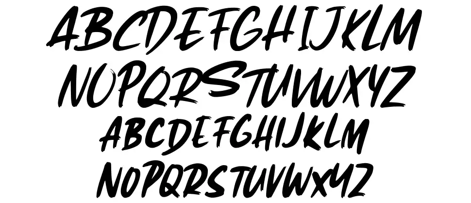 Forqend schriftart vorschau