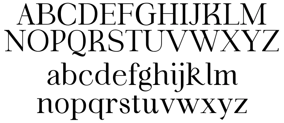 Fortela Typeface шрифт Спецификация