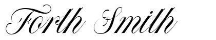 Forth Smith font