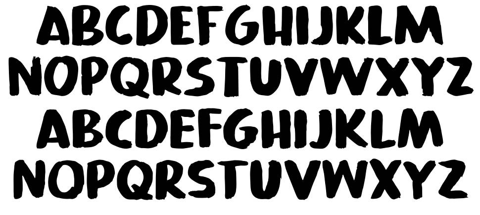 Fortune Teller font specimens