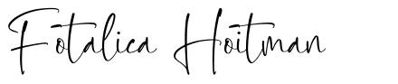 Fotalica Hoitman 字形