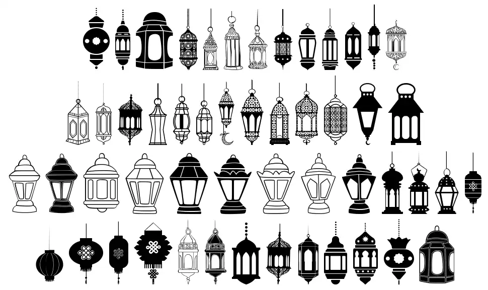 Fotograami Lamp Islamicfont specimens
