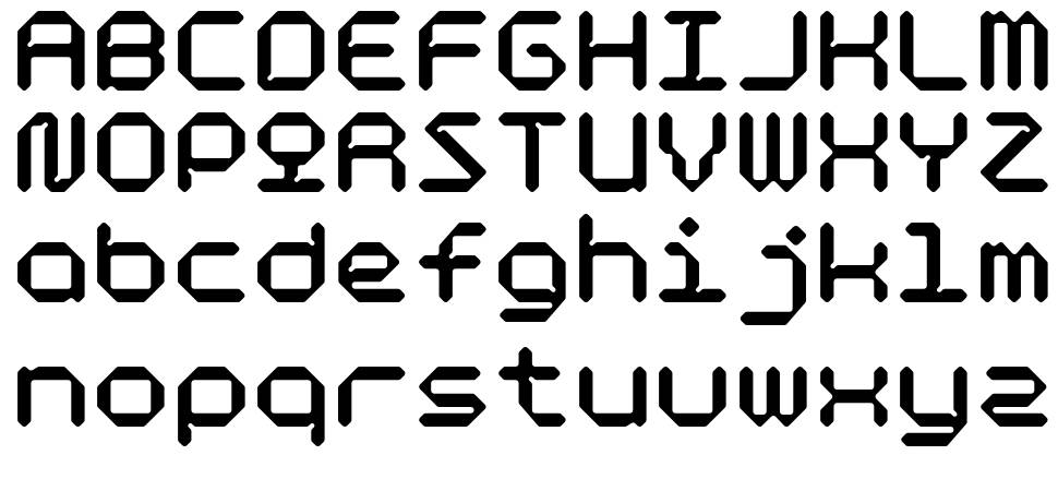 Fotymo font specimens
