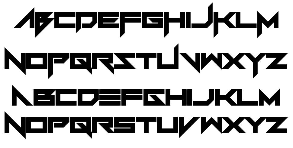 FoughtKnight font specimens