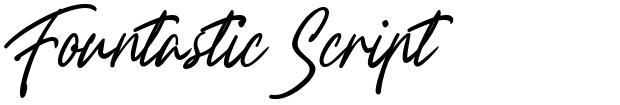 Fountastic Script