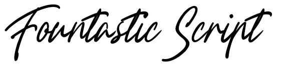 Fountastic Script шрифт