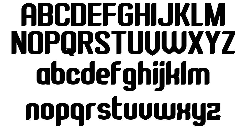 Four Mad Dogs font specimens