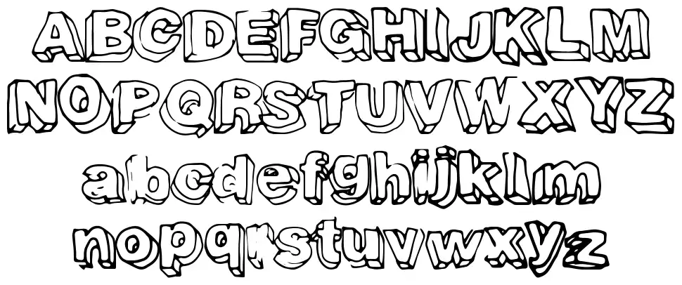 Fourth Dimensionfont specimens