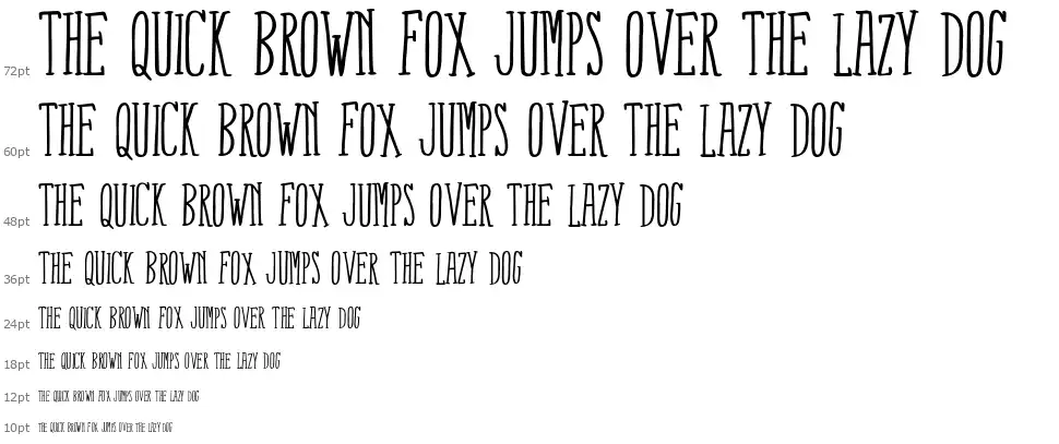 Fox Connectionfont waterfall
