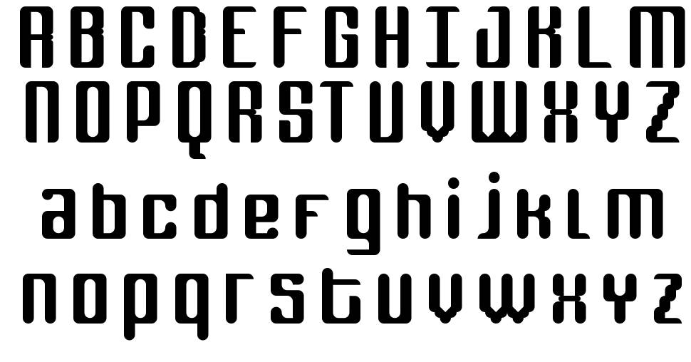 Fox Line font specimens