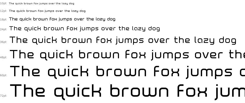 Fox On The Run font Waterfall