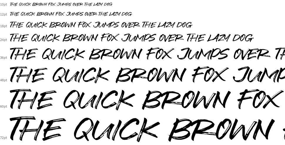 Foxbot font Şelale