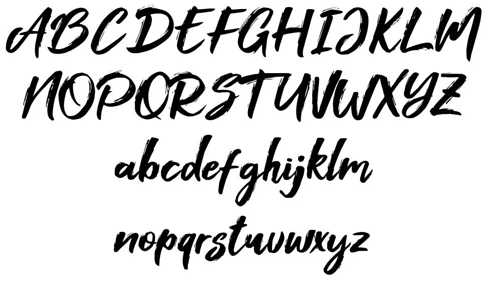 Foxlite Script フォント 標本