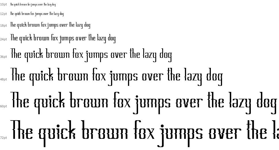 Foxspeed font Şelale
