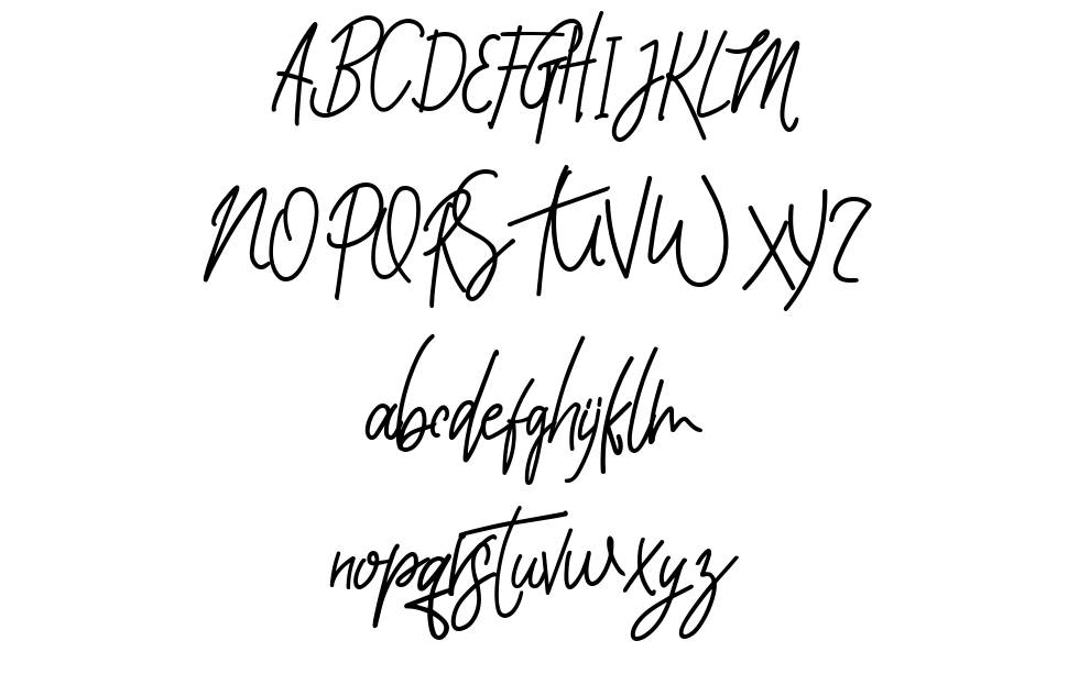 Foxtail písmo Exempláře