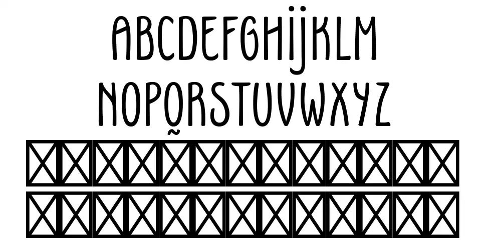 Foxy font specimens