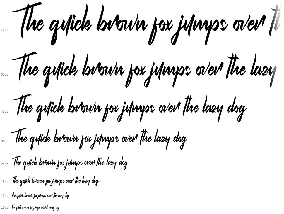 Fracktionfont waterfall