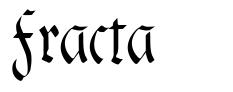 Fracta шрифт