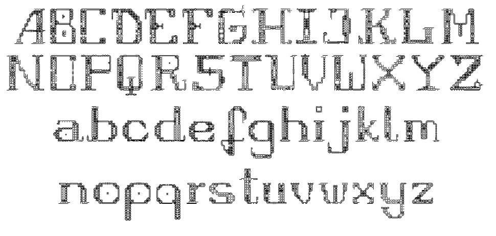 Fragile font specimens