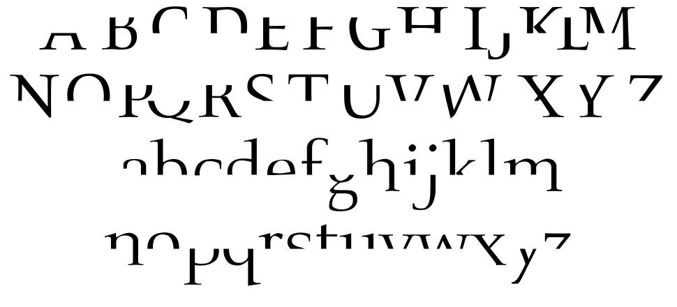 Fragmenta 字形 标本