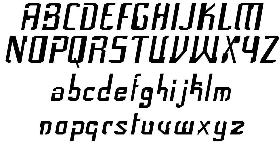 Frak-Regular 字形 标本